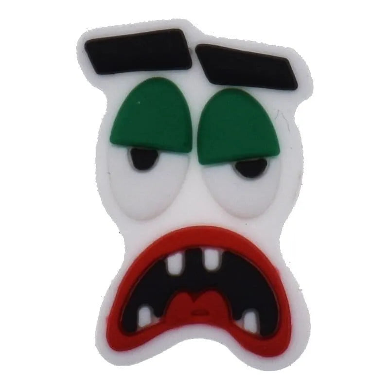 Green Hood Eyes Shoe Charm