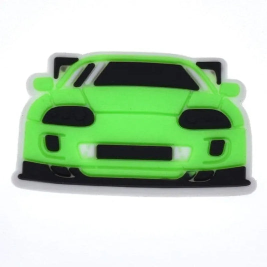 Green Toyota Cupra Car Shoe Charm