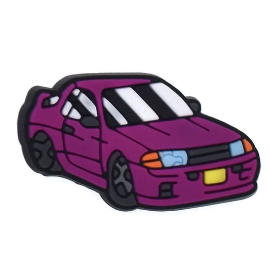 Dark Red Coupe Shoe Charm