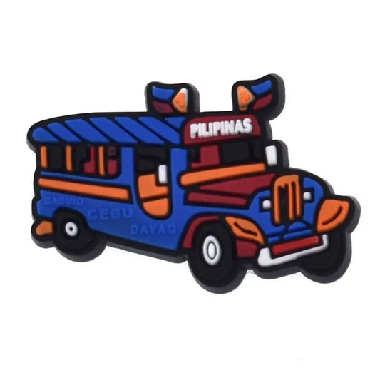 Happy Bus Shoe Charm
