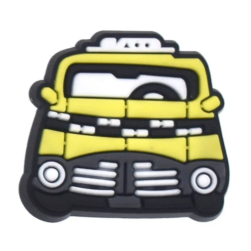 Yellow Taxi Shoe Charm