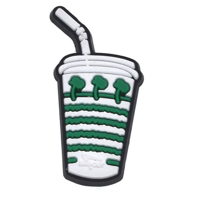 Green Soda Shoe Charm