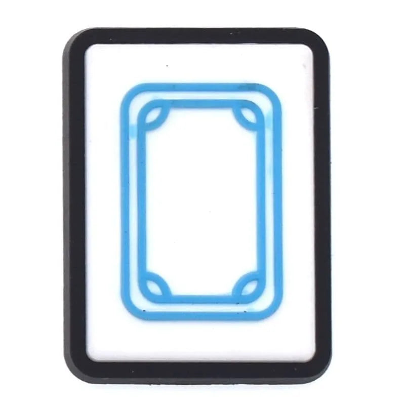 Mahjong Tile Blue Shoe Charm