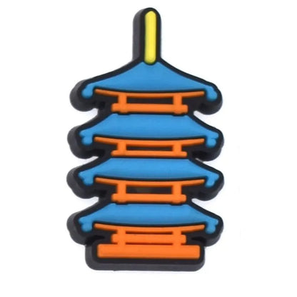 Chinese Pagoda Shoe Charm