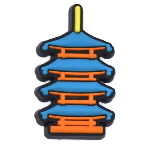Chinese Pagoda Shoe Charm