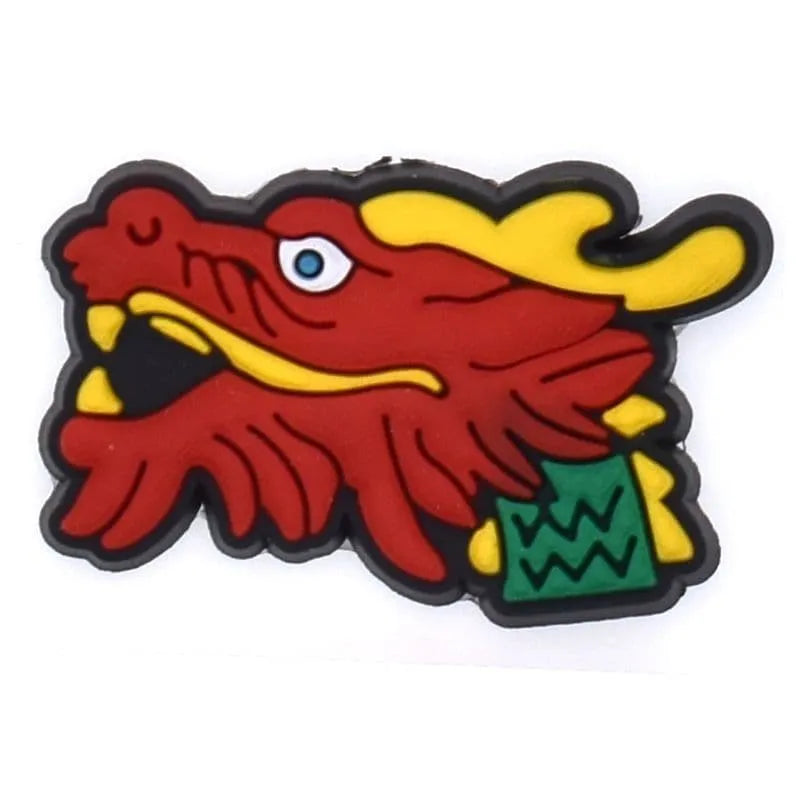 Chinese Dragon Shoe Charm