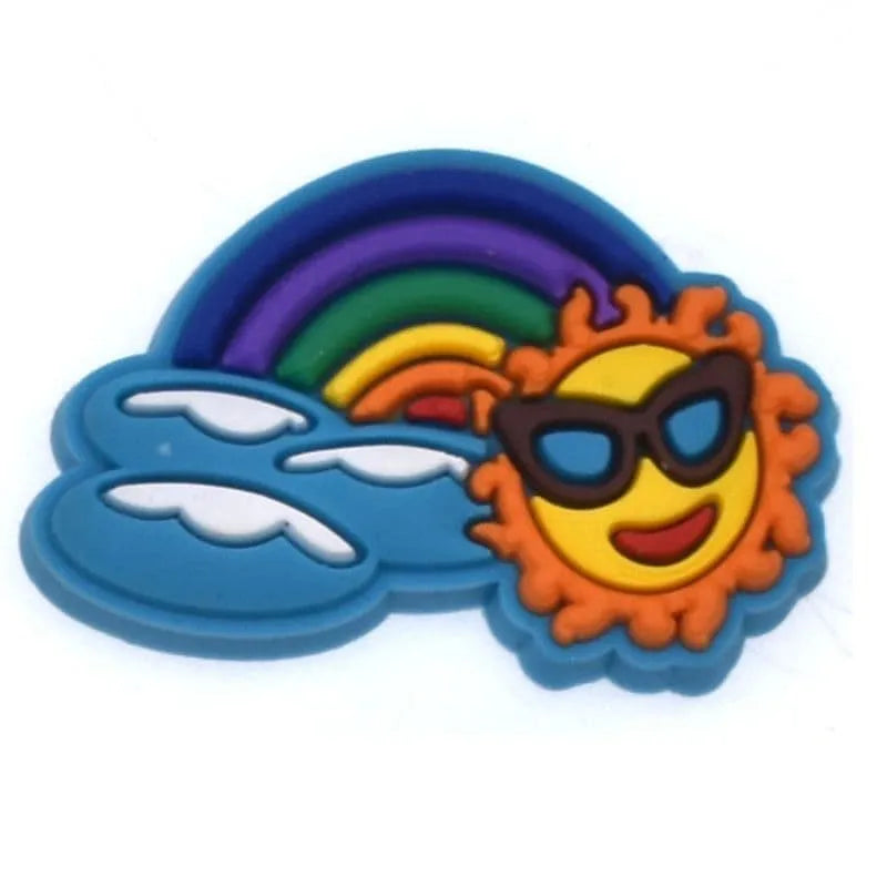 Rainbow Sunglasses Shoe Charm