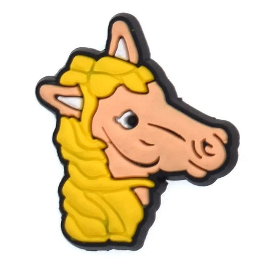 Lama Head Shoe Charm