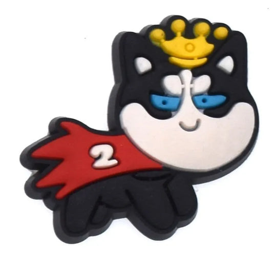 King Cat Shoe Charm