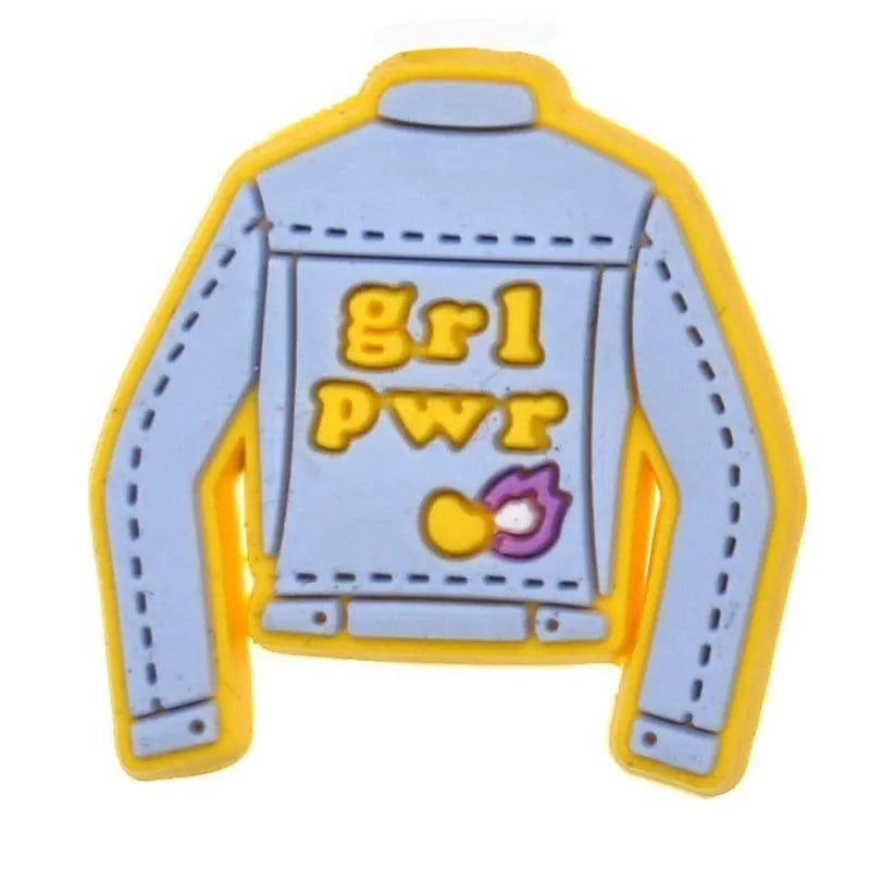 Grl Pwr Shirt Shoe Charm