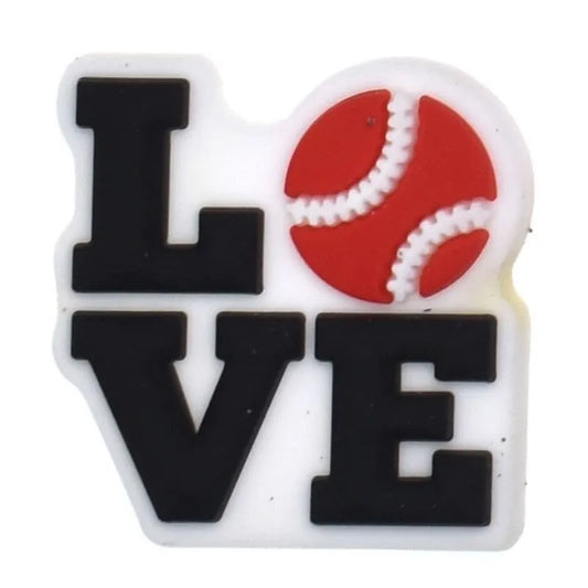 Love Ball Games Shoe Charm