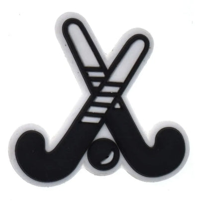 Hockey Sticks Shoe Charm