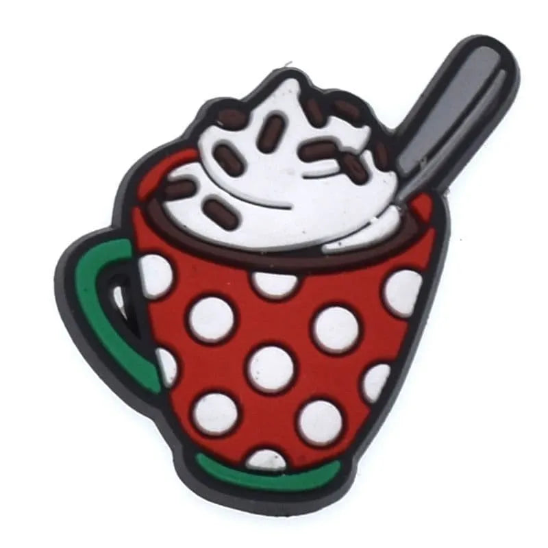 Iced Coffee Shoe Charm