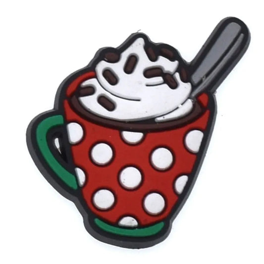 Iced Coffee Shoe Charm
