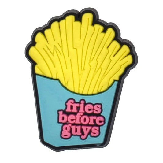 French Fries Shoe Charm