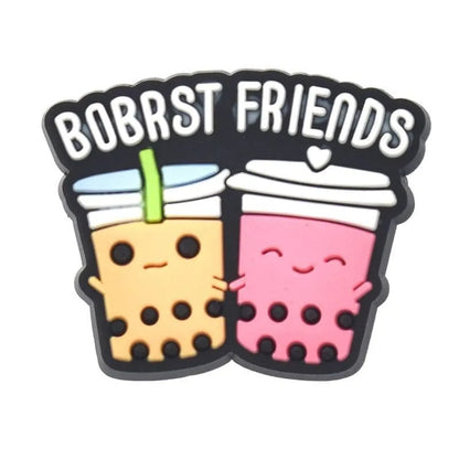 Bobast Friends Bubble Tea Shoe Charm