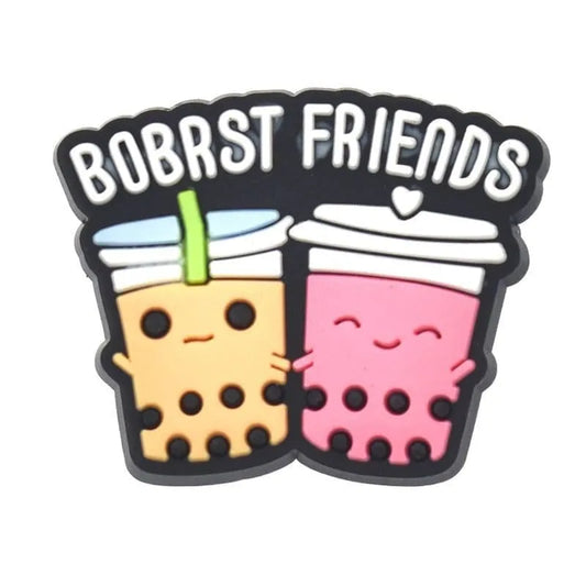 Bobast Friends Bubble Tea Shoe Charm