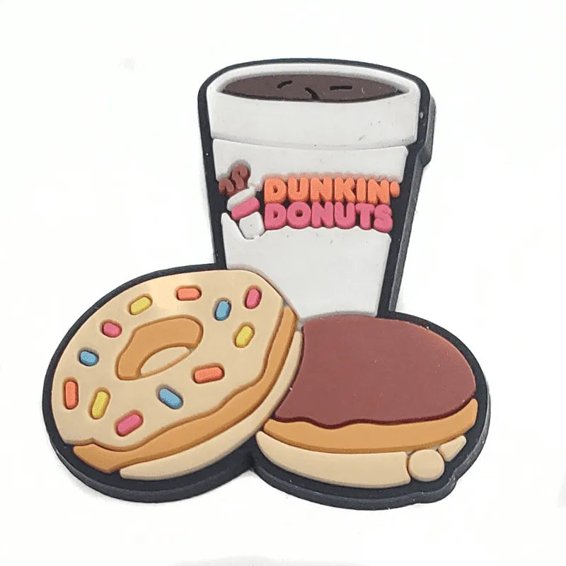 11 Assorted Dunkin Donuts 11 Shoe Charm