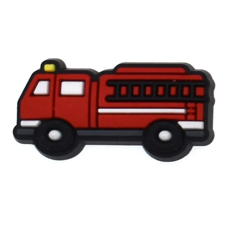 Fire Engine Shoe Charm