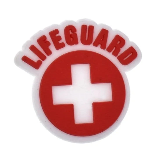 Lifeguard Here Shoe Charm