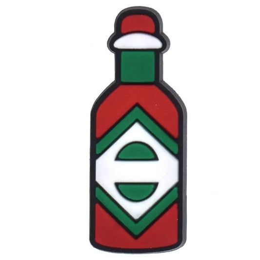 Tabasco Sauce Bottle Shoe Charm