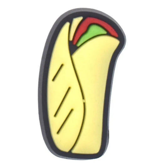 Spicy Burito Shoe Charm