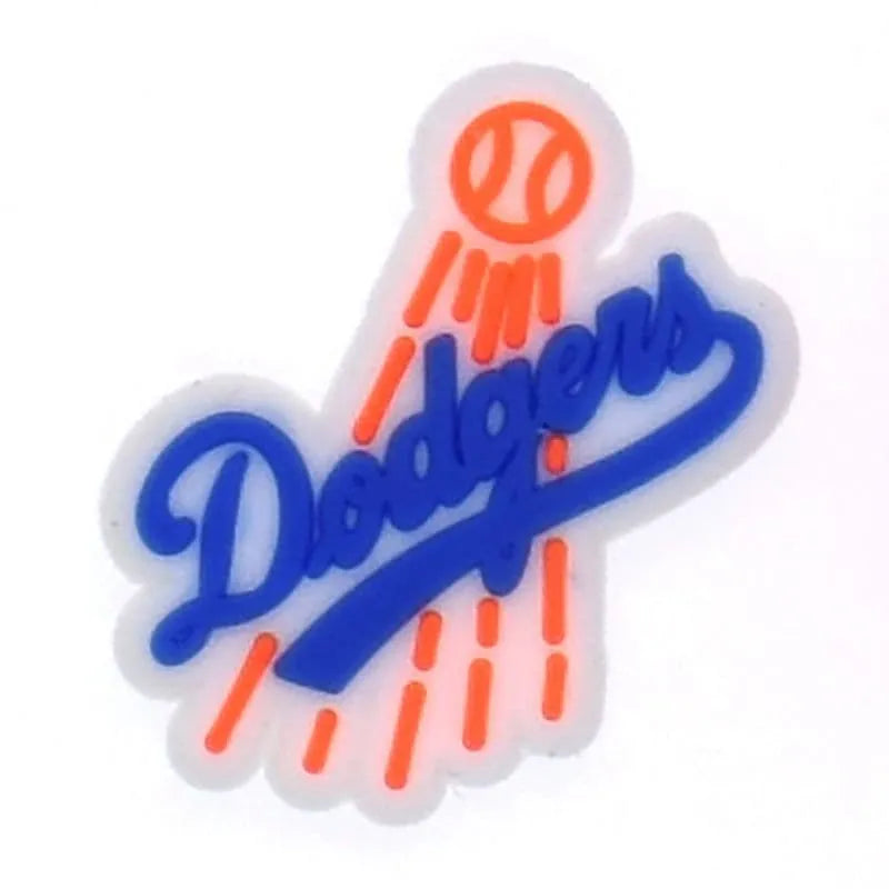 La Dodgers Baseball Speed Ball Team Badge Logo Shoe Charm