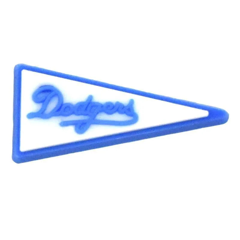 La Dodgers Baseball Team Pennant Flag Shoe Charm