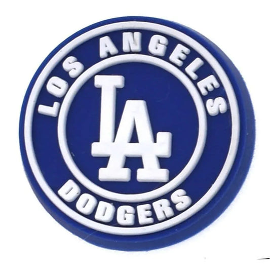Los Angeles Dodgers Baseball La Badge Round Logo Shoe Charm