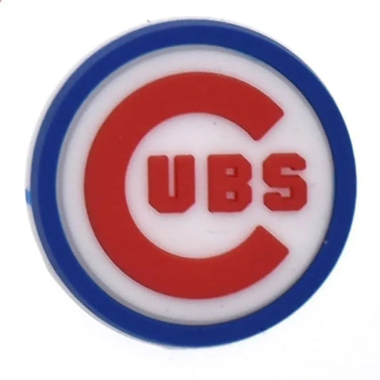 Chicago Cubs Baseball Team Badge Round Shoe Charm