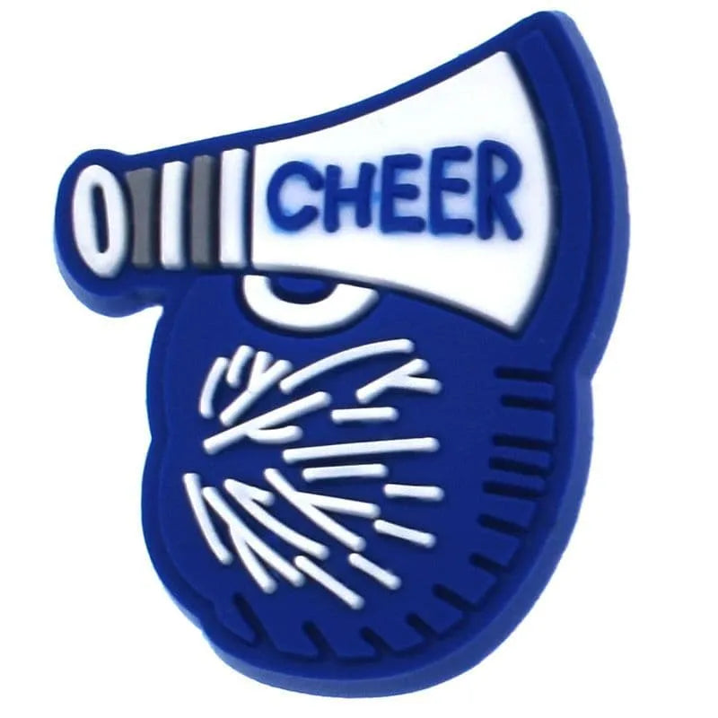 Megaphone Loud Blue Shoe Charm