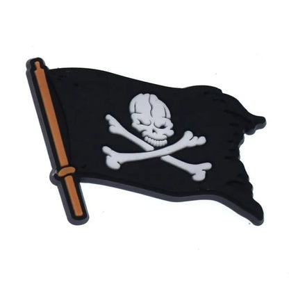 Pirate Flag Shoe Charm