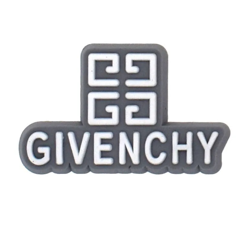 Givenchy Gg Stylised Grey Shoe Charm