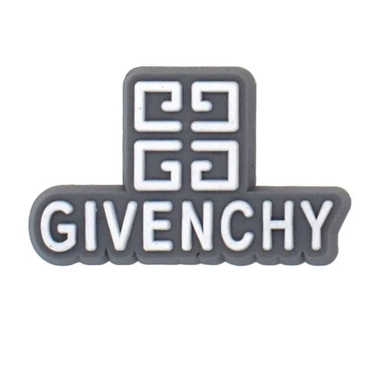 Givenchy Gg Stylised Grey Shoe Charm