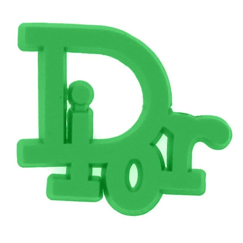 Dior French Luxury Green Shoe Charm