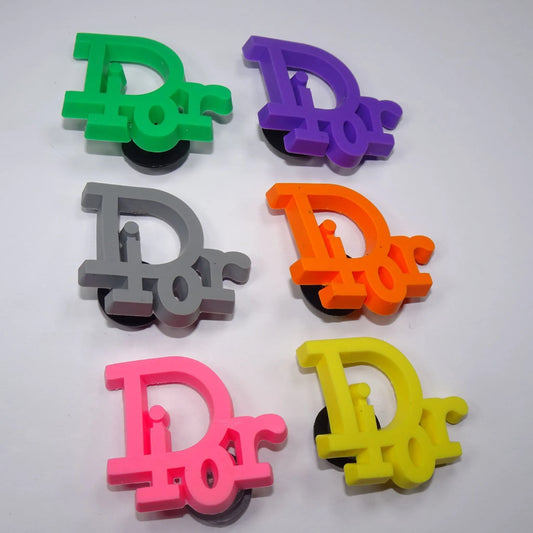 Dior 6 Colours Dior Stylized Logo Shoe Charm