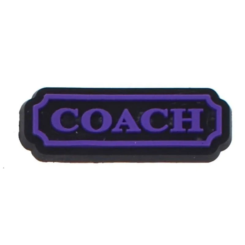 Coach Purple Bar Shoe Charm