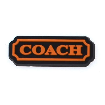 Coach Orange Bar Shoe Charm
