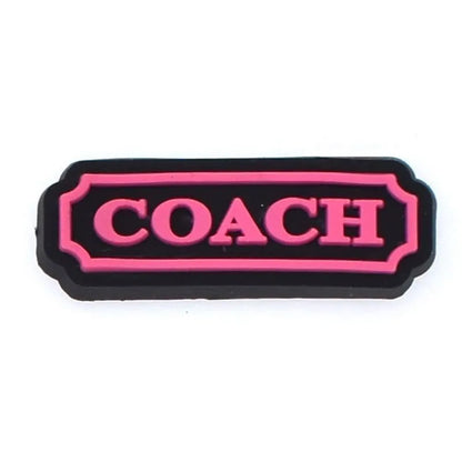 Coach Pink Bar Shoe Charm