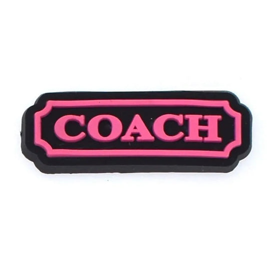 Coach Pink Bar Shoe Charm