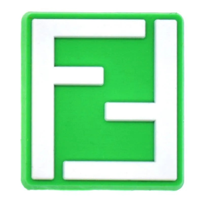 Fendi Italian Luxury Green Shoe Charm