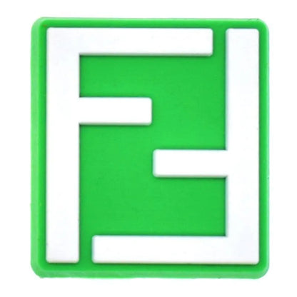 Fendi Italian Luxury Green Shoe Charm