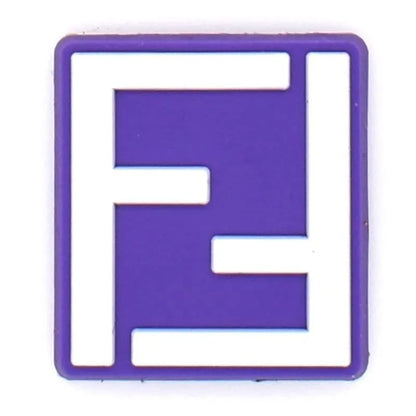 Fendi Italian Luxury Purple Shoe Charm