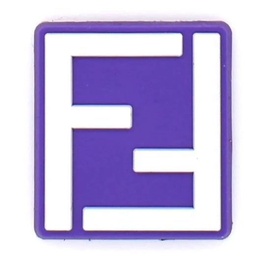 Fendi Italian Luxury Purple Shoe Charm