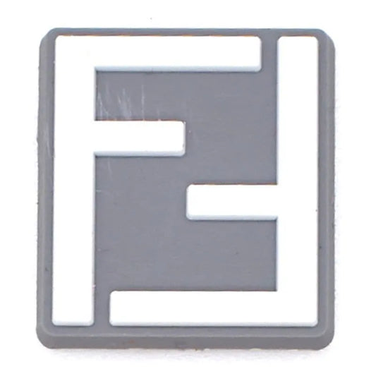 Fendi Italian Luxury Grey Shoe Charm