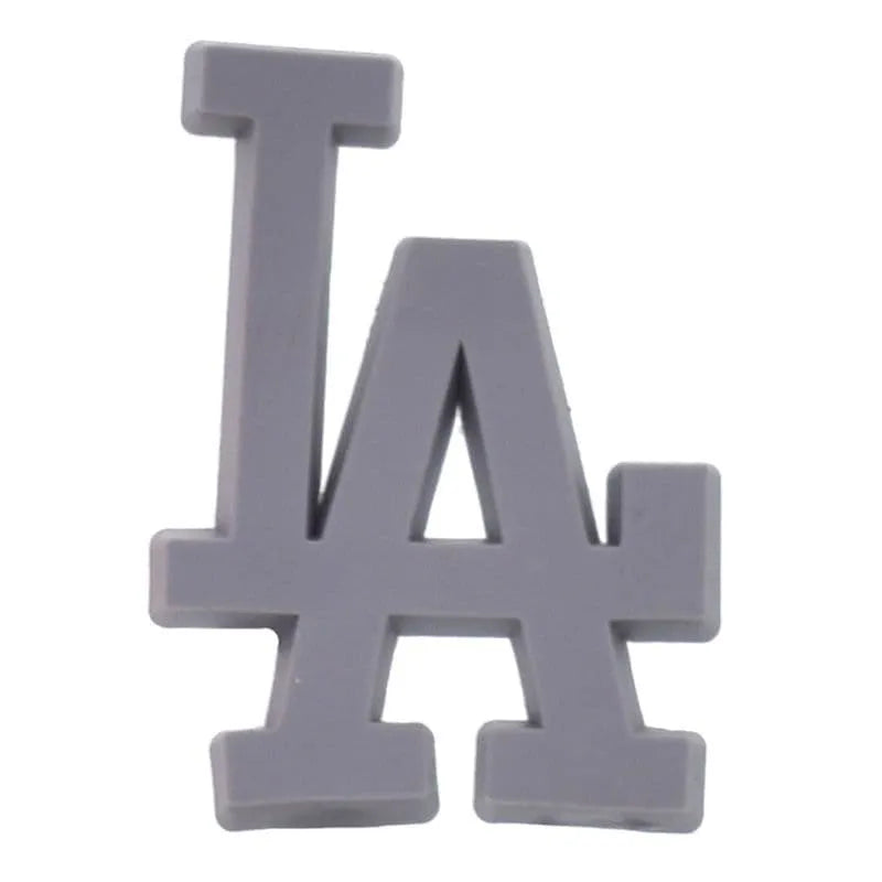 La Stylized Grey Shoe Charm