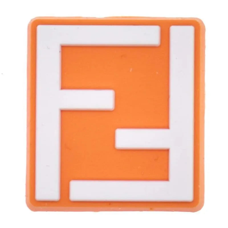 Fendi Italian Luxury Orange Shoe Charm