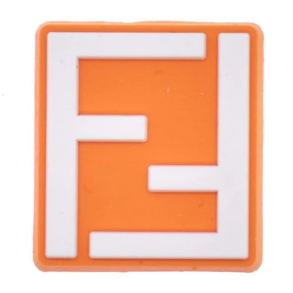 Fendi Italian Luxury Orange Shoe Charm