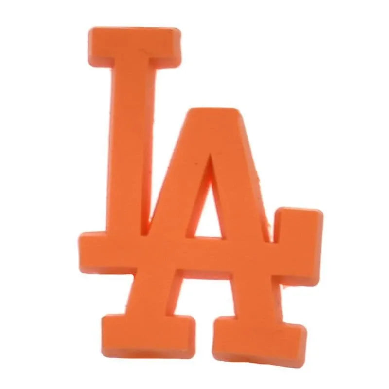 La Stylized Orange Shoe Charm