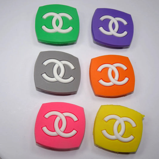Cc 6 Colours Cc Stylized Badge Shoe Charm